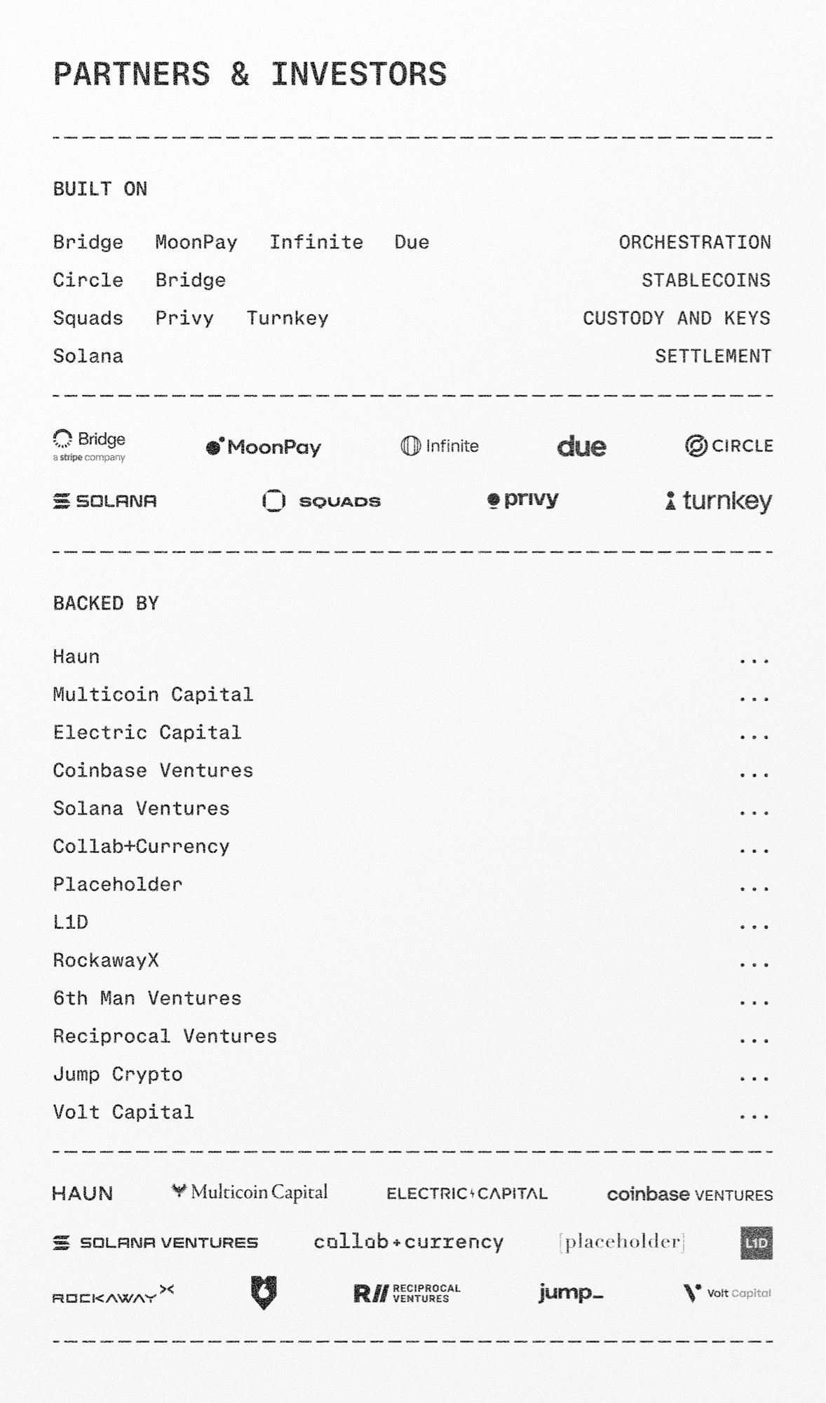 Altitude partners and investors